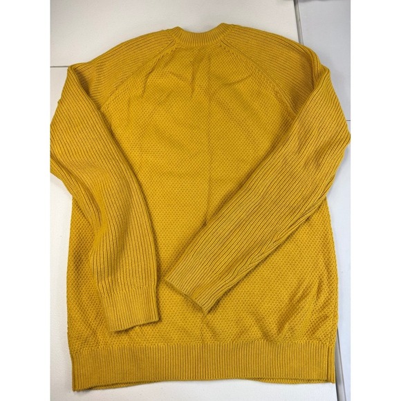 GAP Yellow Cable Knit Sweater Womenswear Pullover Long Sleeve‎ Casual Wear M - Picture 3 of 8